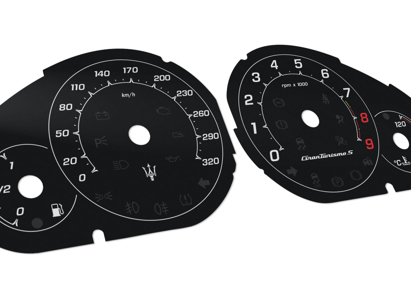 Maserati GranTurismoS - Speedometer Dials Gauges