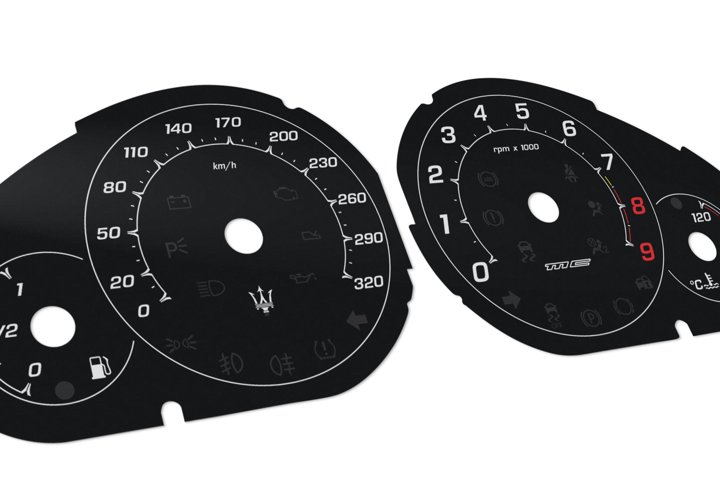 Maserati GranTurismo MC - Speedometer Dials Gauges