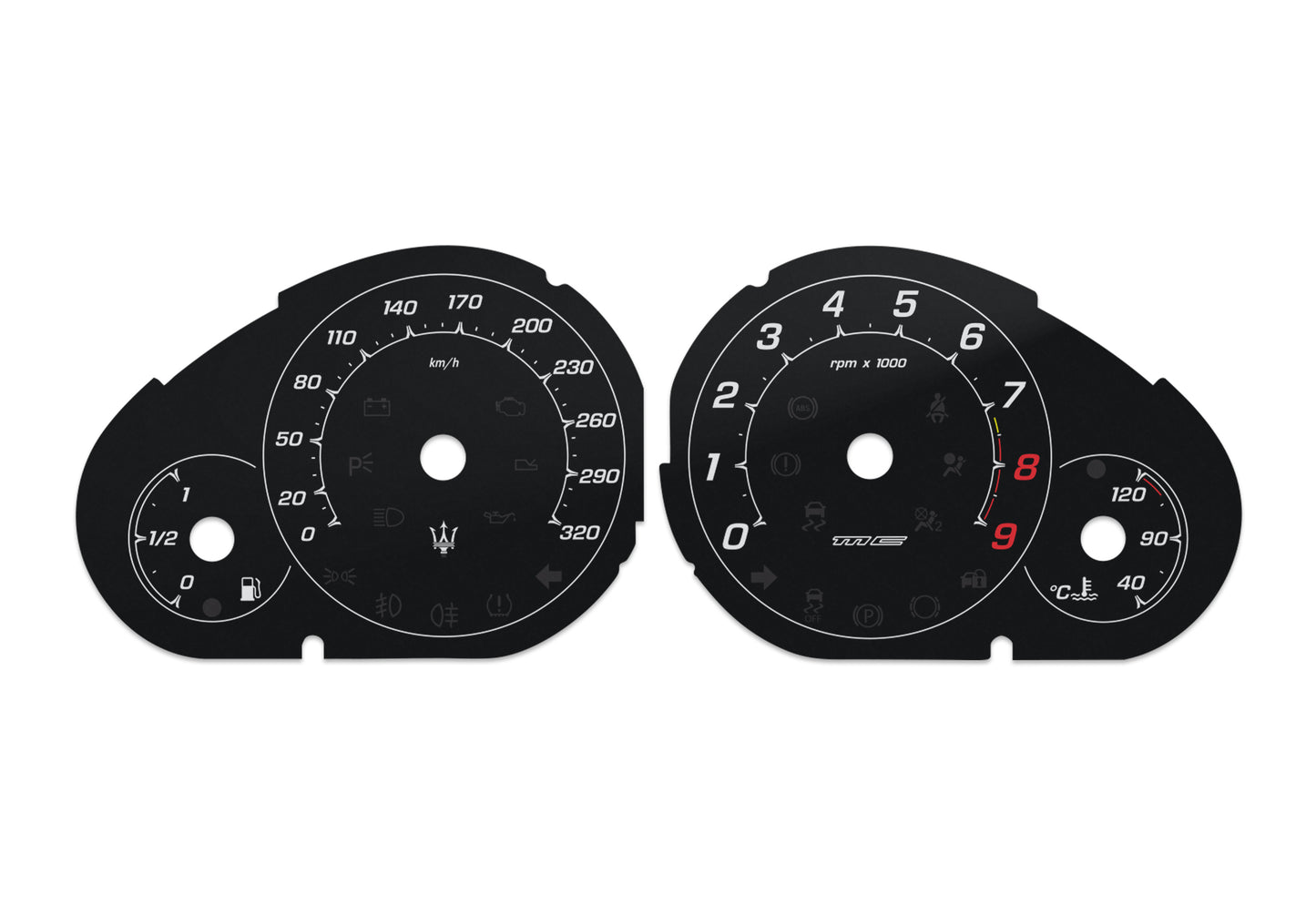 Maserati GranTurismo MC - Speedometer Dials Gauges