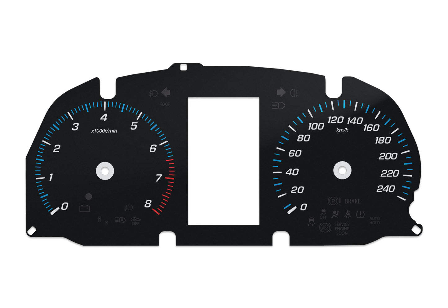 Mitsubishi Outlander - Speedometer Dials Gauges