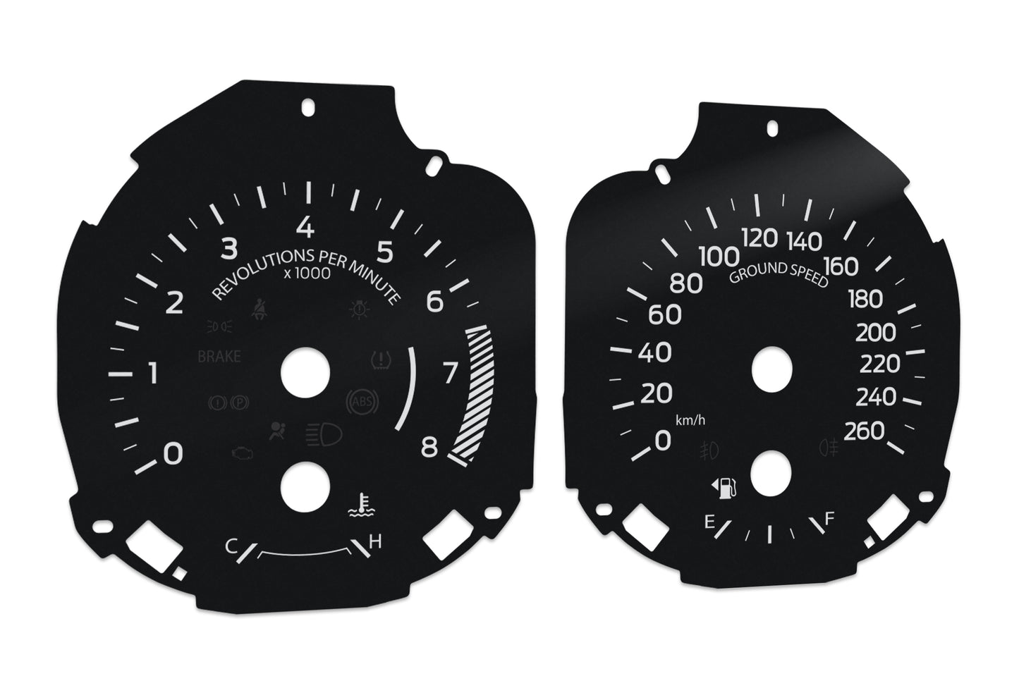 Ford Mustang - Speedometer Dials Gauges