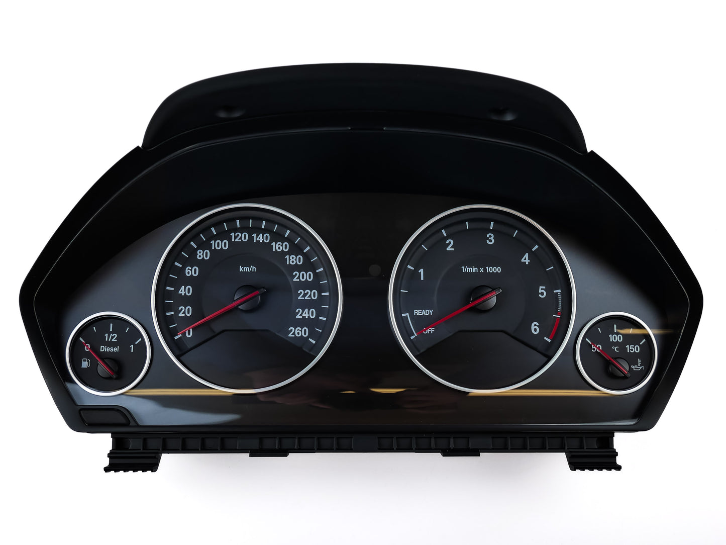 BMW 3D Black F30 F31 F32 F33 F34 F36 - Speedometer Dials Gauges