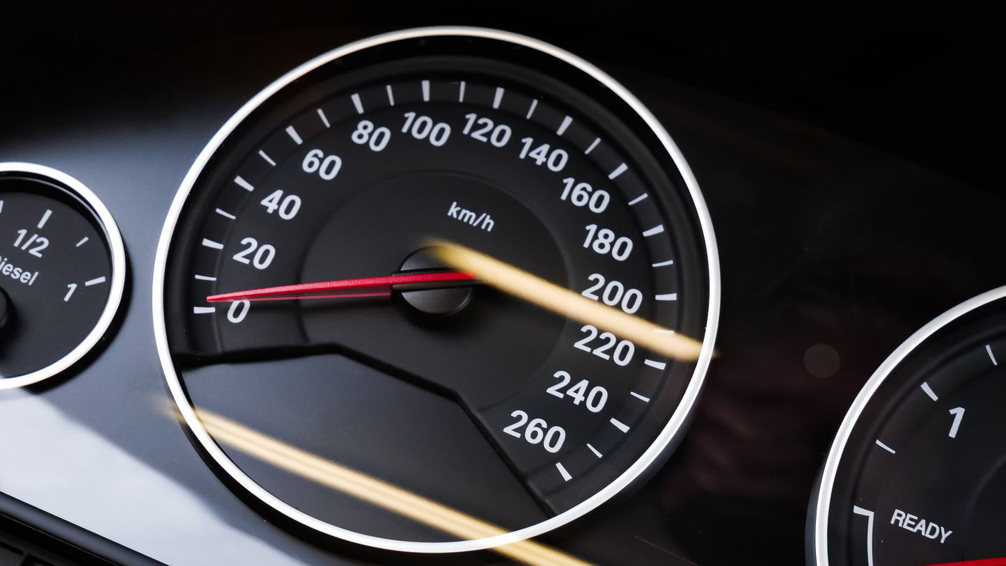 BMW 3D Black F30 F31 F32 F33 F34 F36 - Speedometer Dials Gauges