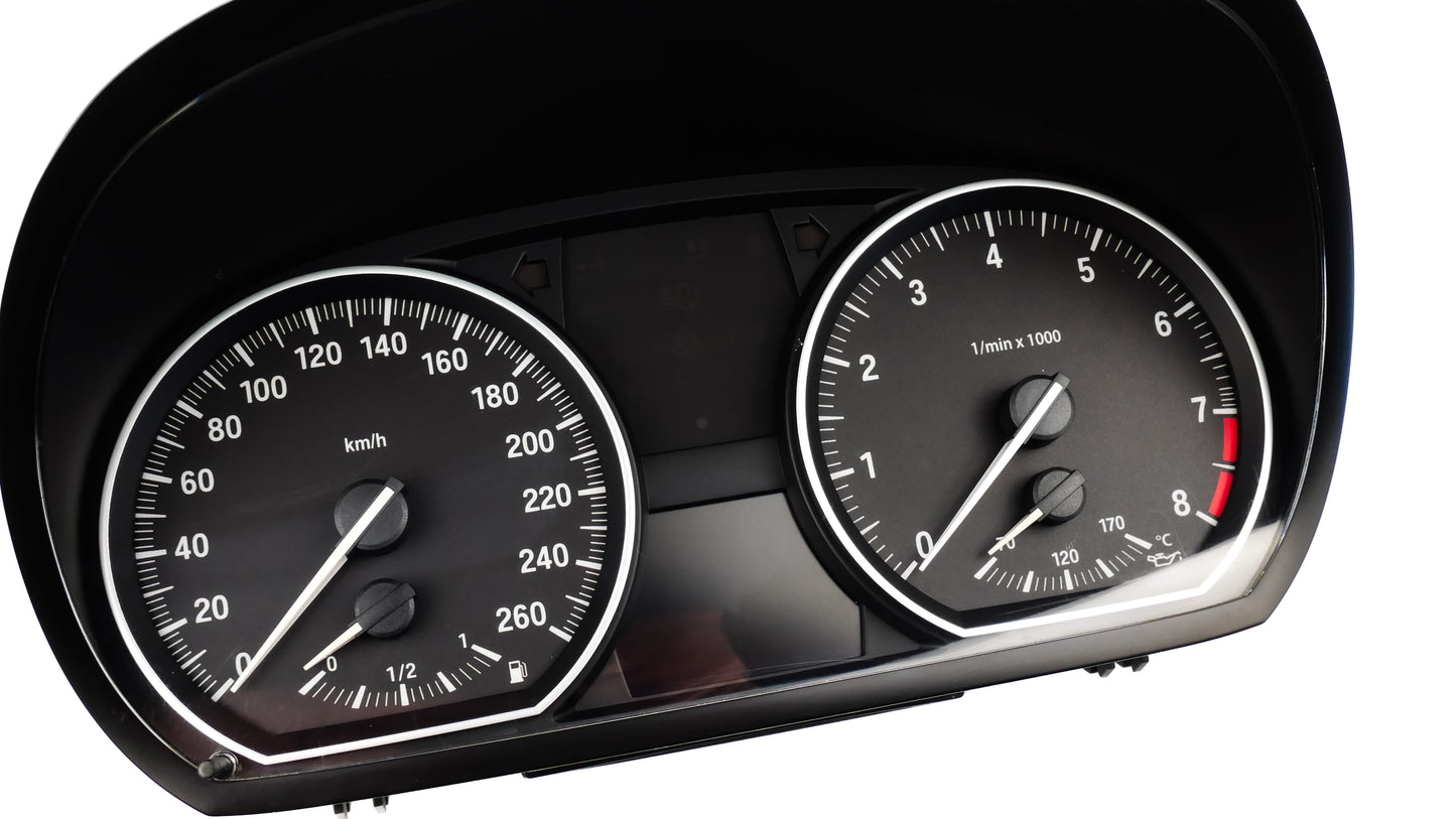 BMW 1 series E81, E82, E87, E88 - Speedometer Dials Gauges