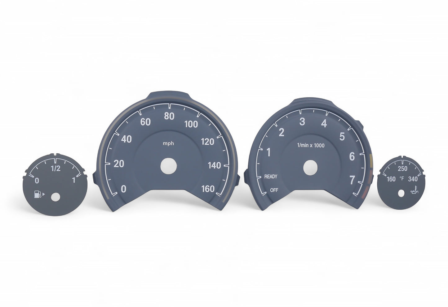 BMW 3D M-Style F30 F31 F32 F33 F34 F36 - Speedometer Dials Gauges