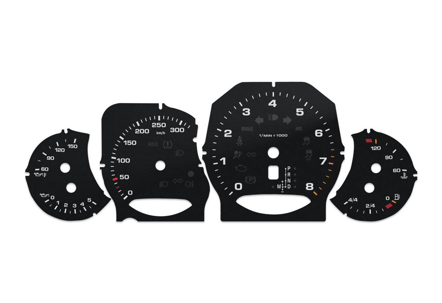 Porsche Panamera - Speedometer Dials Gauges