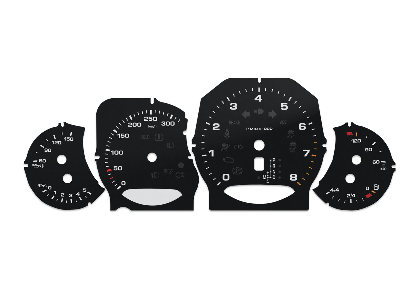 Porsche Panamera - Speedometer Dials Gauges