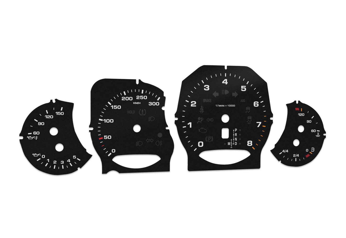 Porsche Panamera - Speedometer Dials Gauges