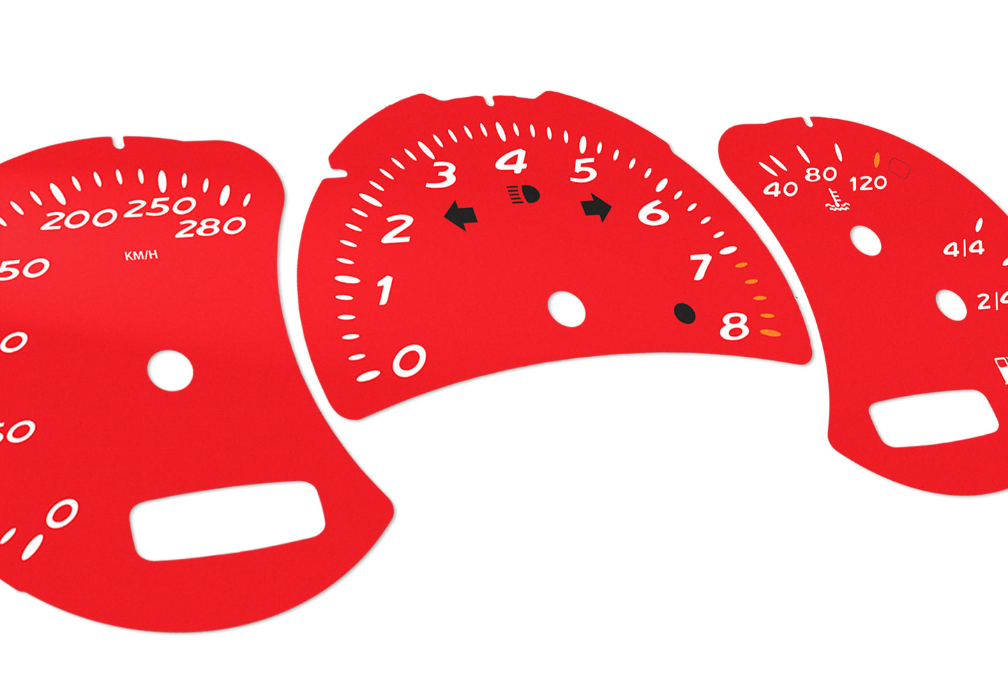 Porsche Boxster 986.2 Red - Speedometer Dials Gauges