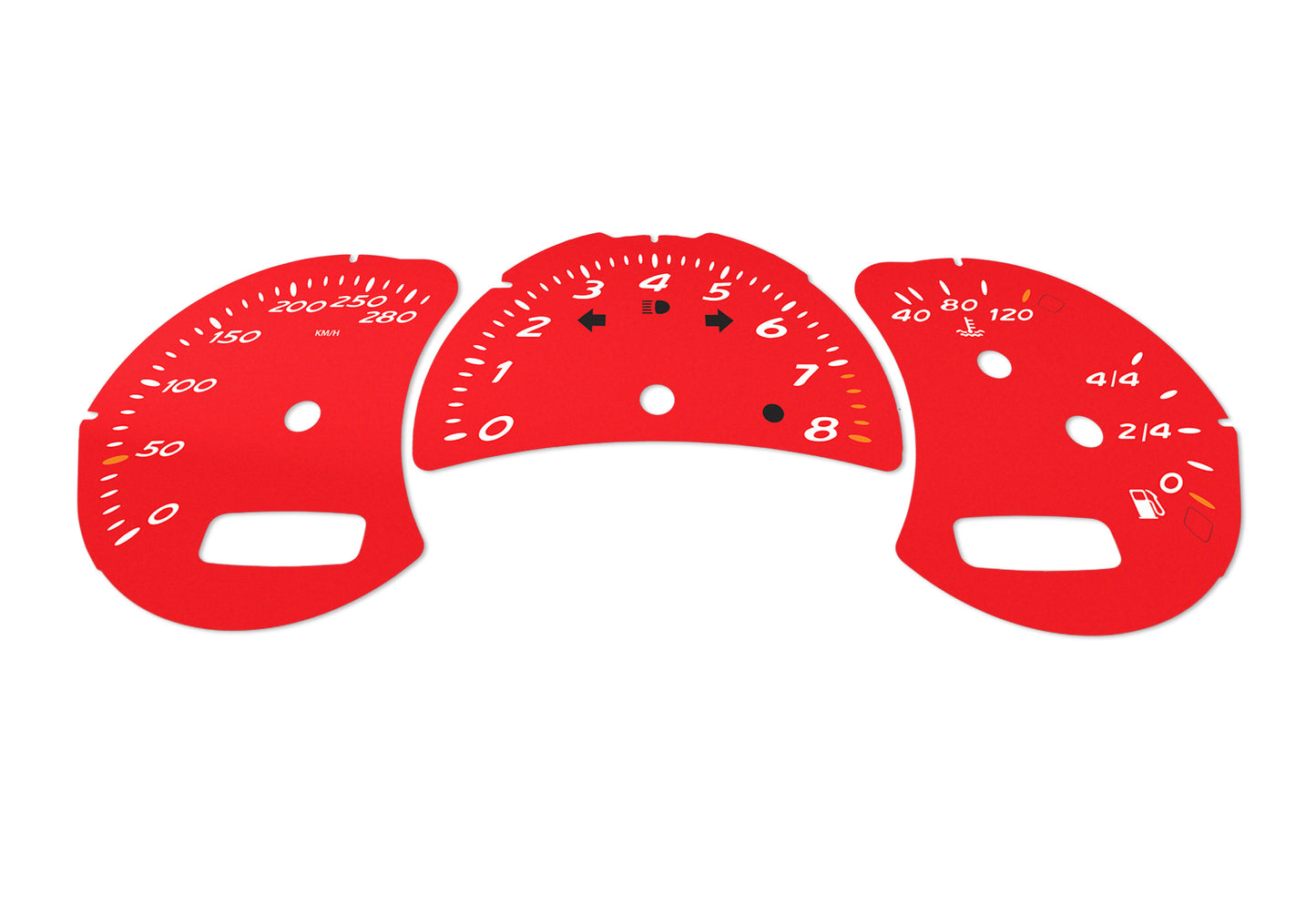 Porsche Boxster 986.2 Red - Speedometer Dials Gauges