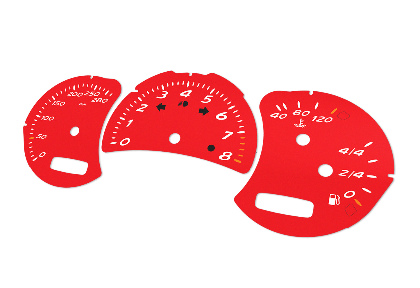 Porsche Boxster 986.2 Red - Speedometer Dials Gauges
