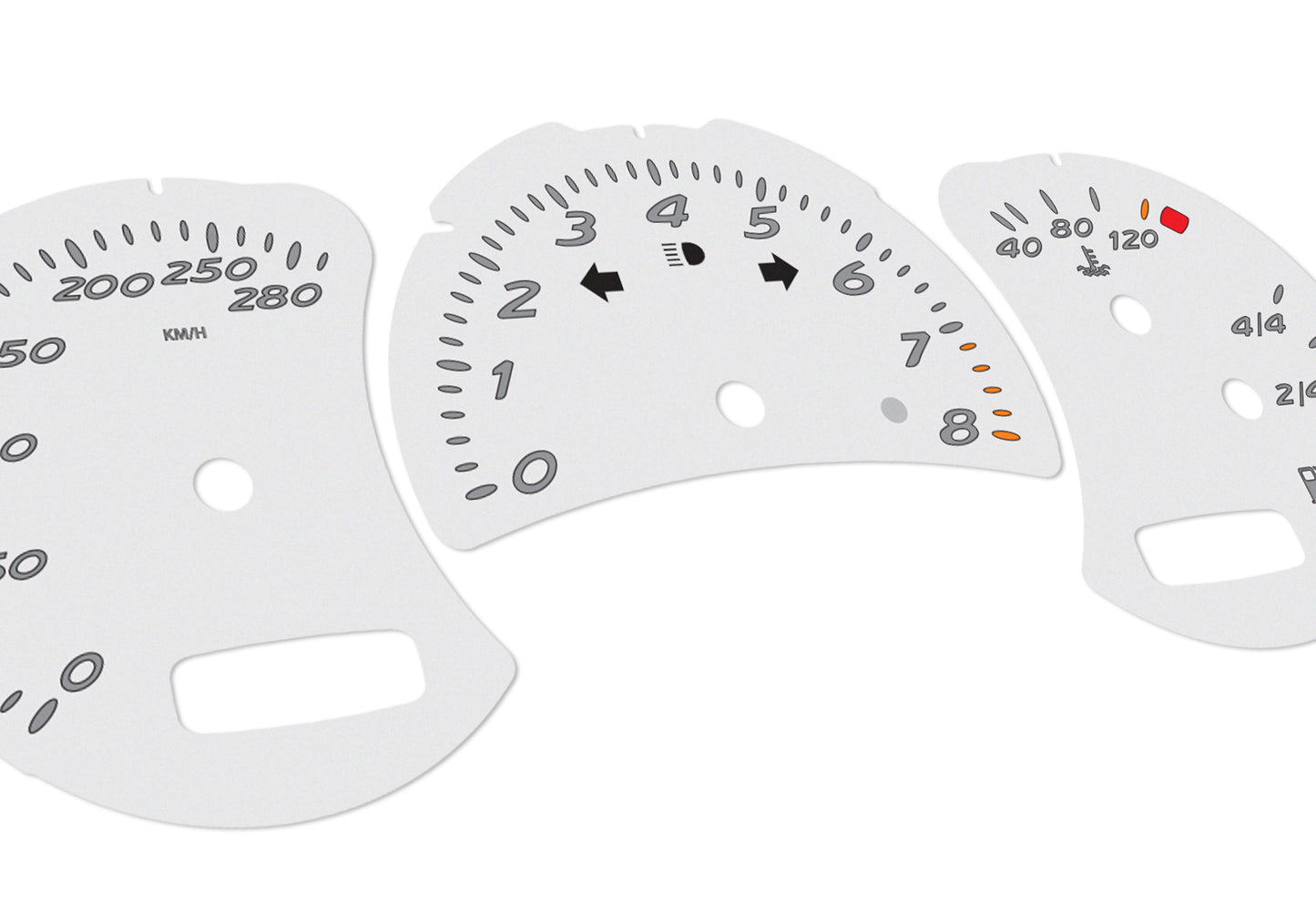 Porsche Boxster 986.2 Grey - Speedometer Dials Gauges