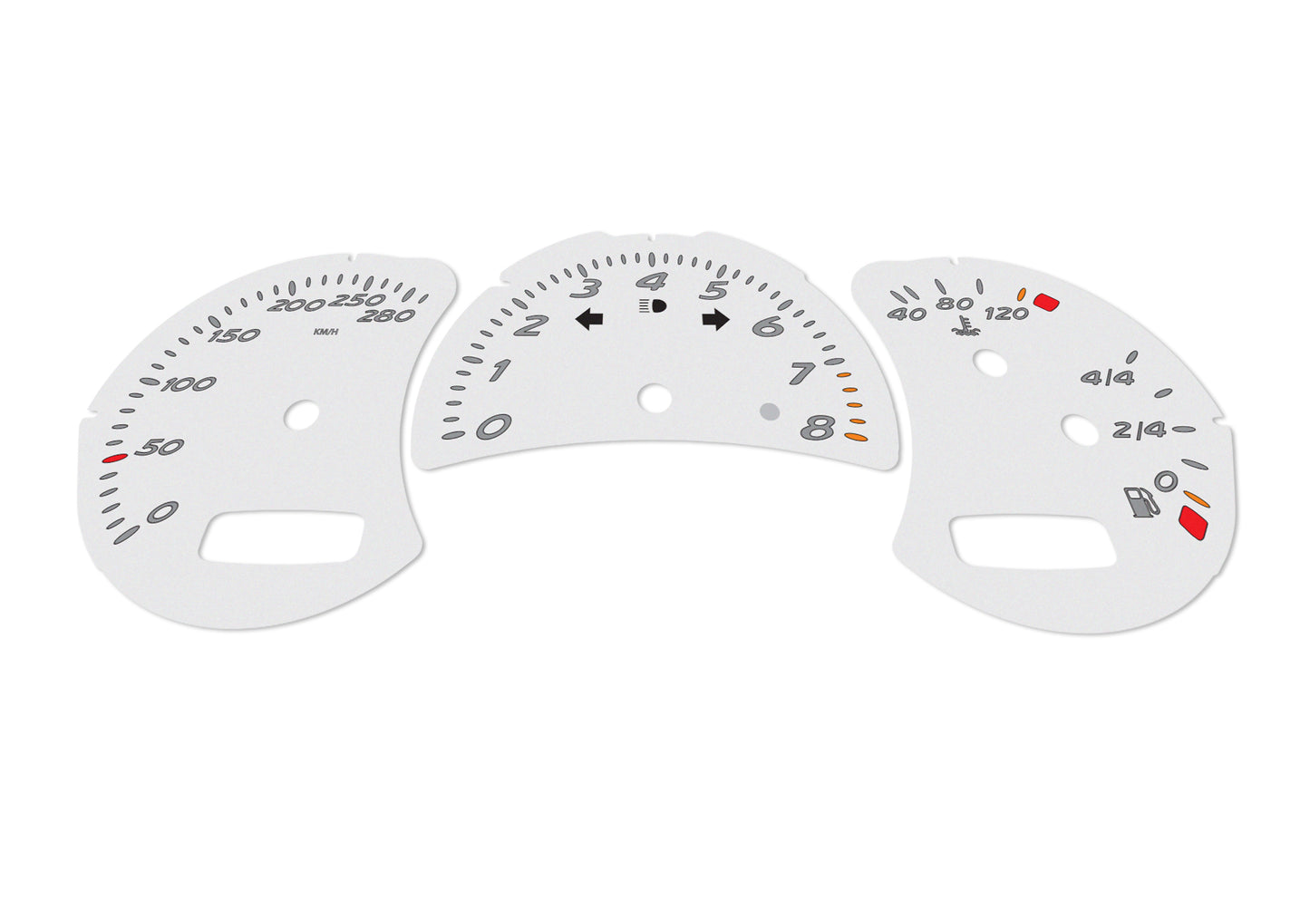 Porsche Boxster 986.2 Grey - Speedometer Dials Gauges