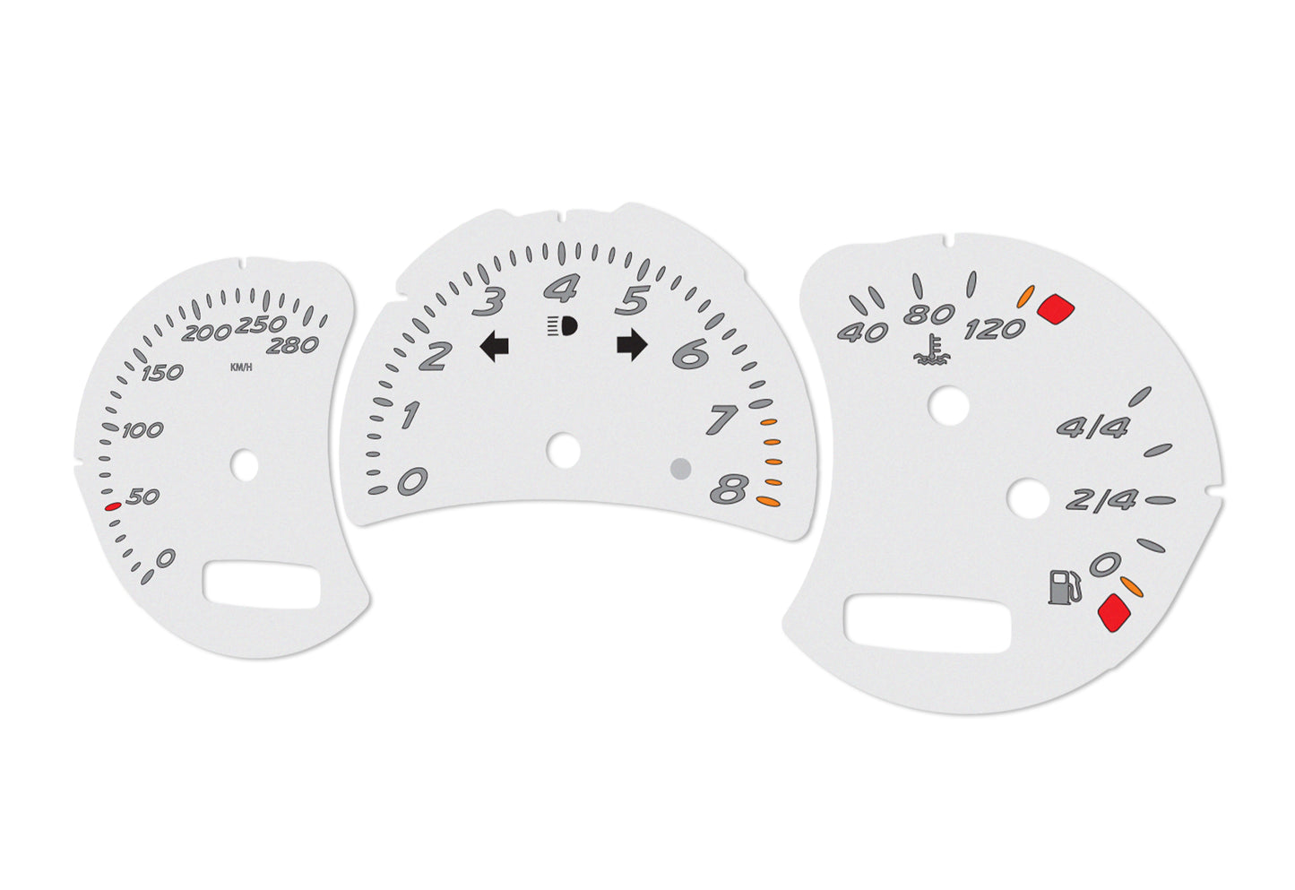 Porsche Boxster 986.2 Grey - Speedometer Dials Gauges