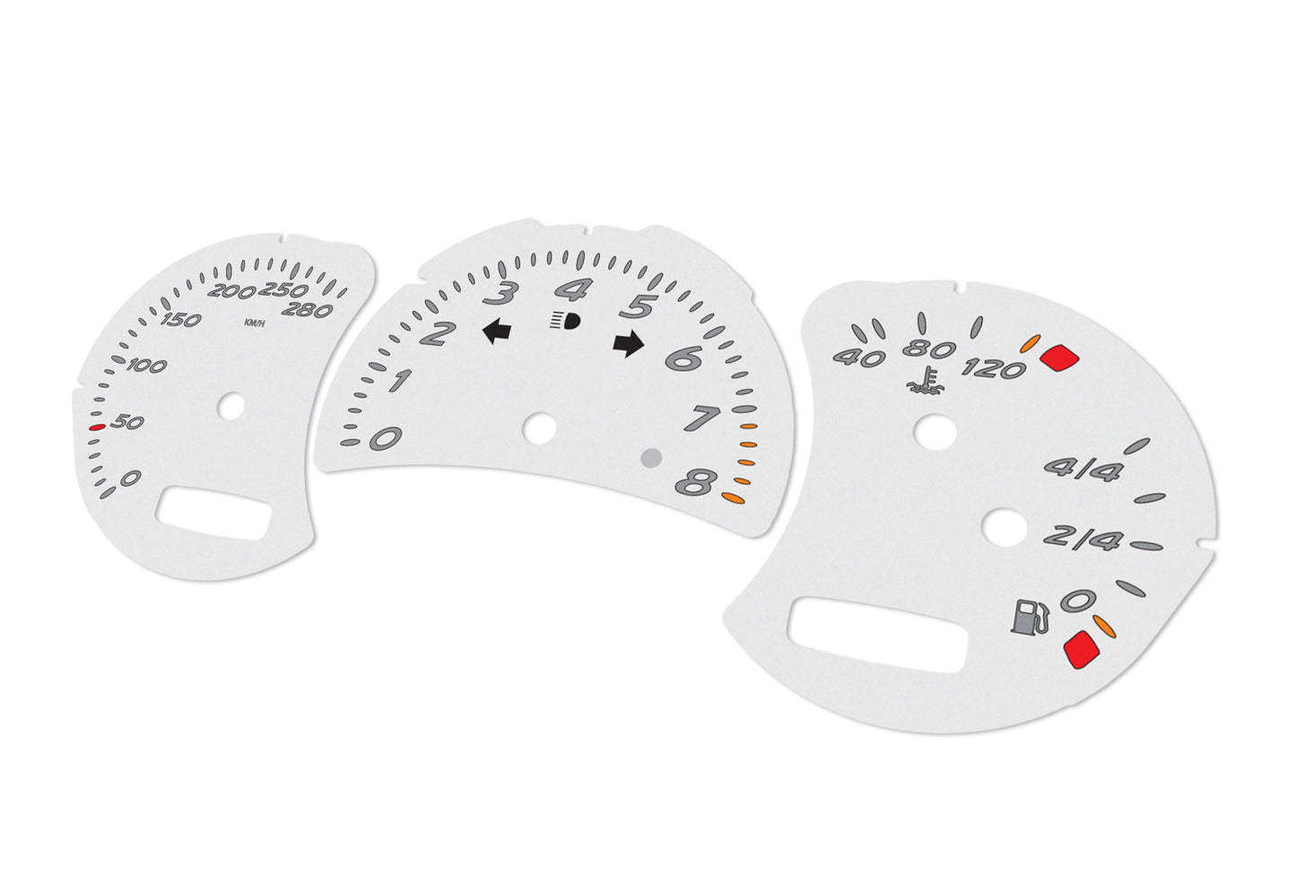 Porsche Boxster 986.2 Grey - Speedometer Dials Gauges