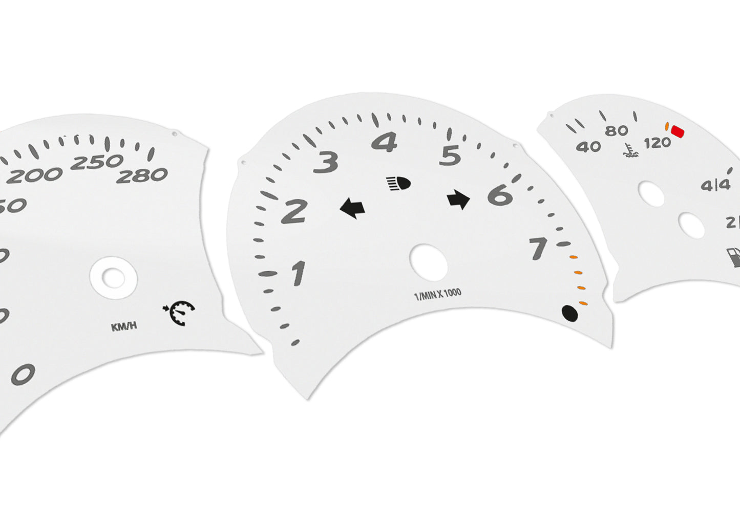 Porsche Boxster 986.1 Grey - Speedometer Dials Gauges