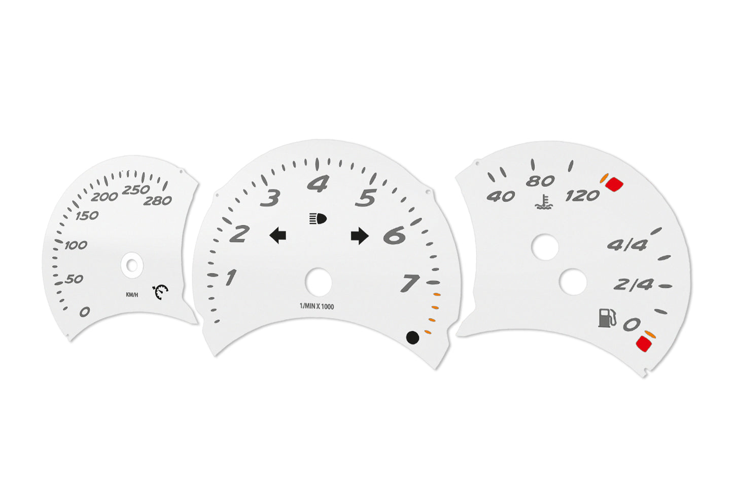 Porsche Boxster 986.1 Grey - Speedometer Dials Gauges