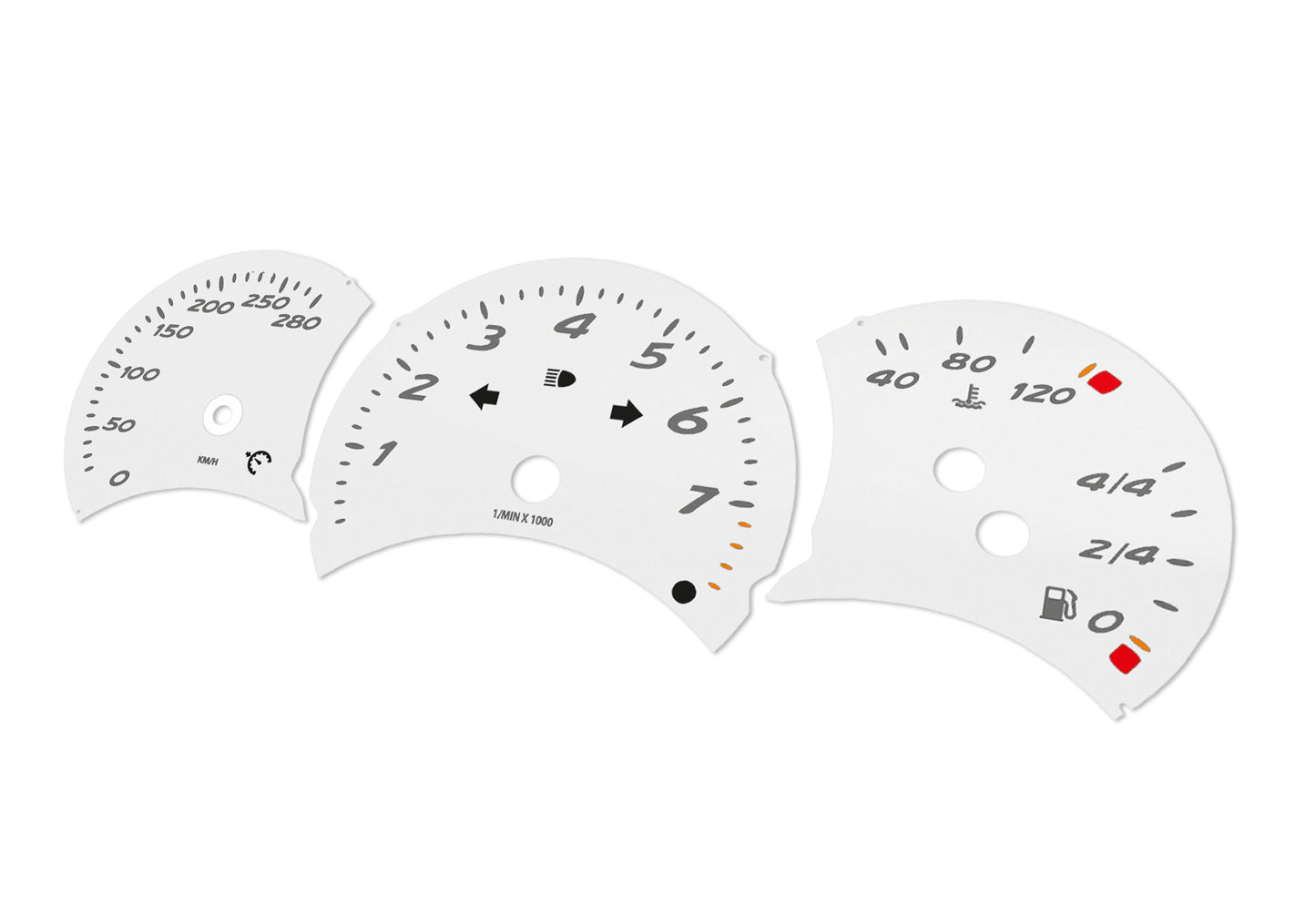 Porsche Boxster 986.1 Grey - Speedometer Dials Gauges