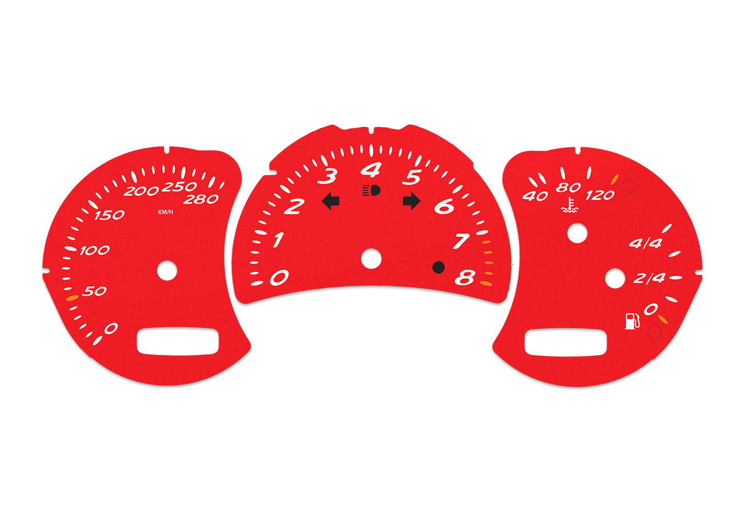 Porsche Boxster 986.2 Red - Speedometer Dials Gauges