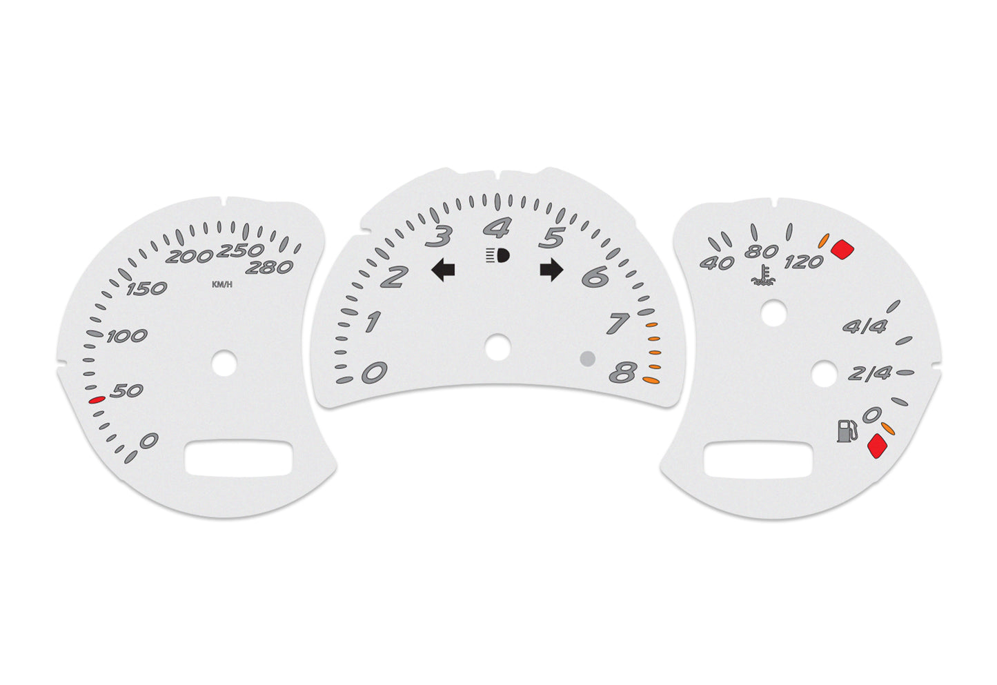 Porsche Boxster 986.2 Grey - Speedometer Dials Gauges