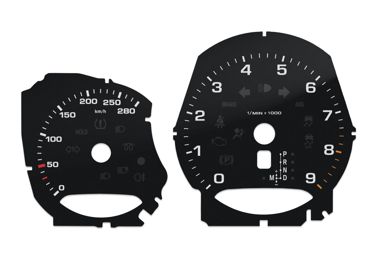 Porsche Boxster 981, 982, 718 - Speedometer Dials Gauges