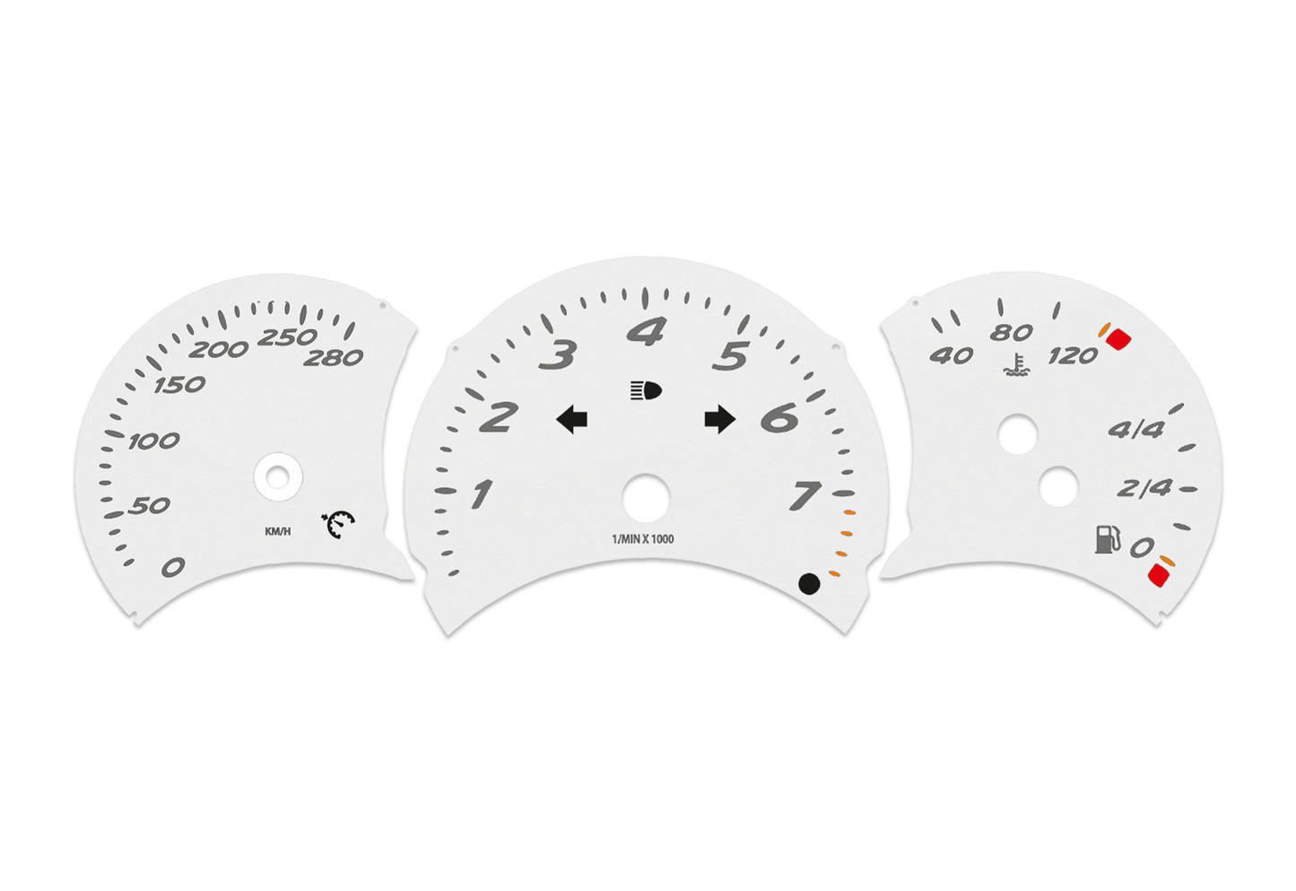 Porsche Boxster 986.1 Grey - Speedometer Dials Gauges