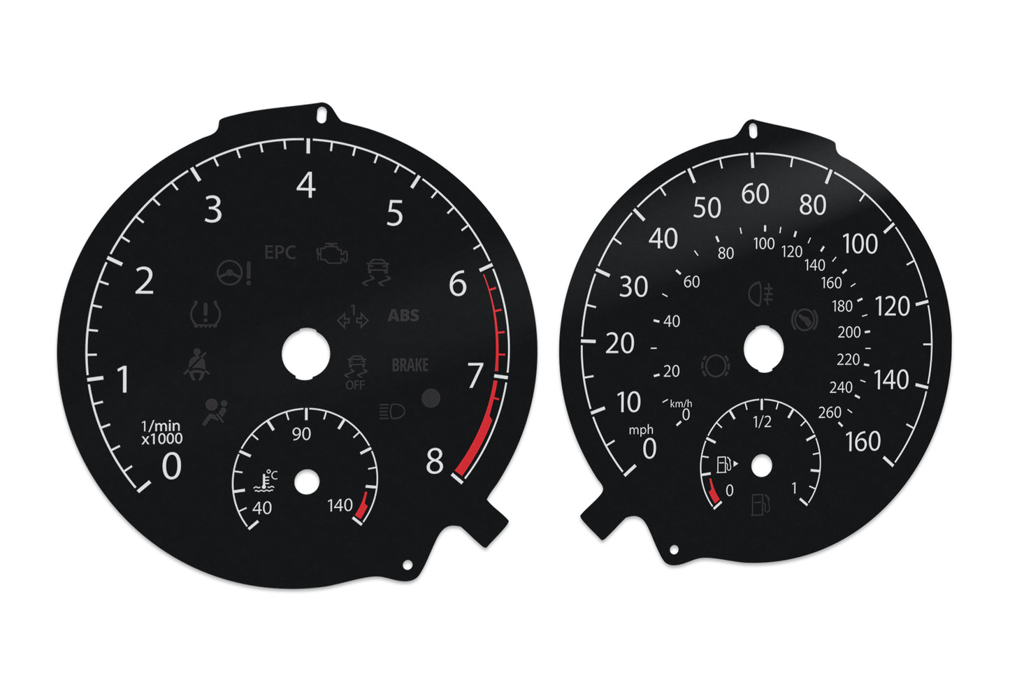 Volkswagen Golf VII 2D - Speedometer Dials Gauges