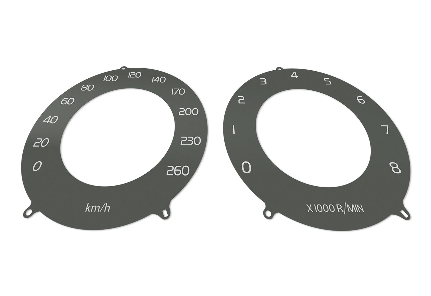 Volvo S80, V60, V70, XC60, XC70 Brown - Speedometer Dials Gauges
