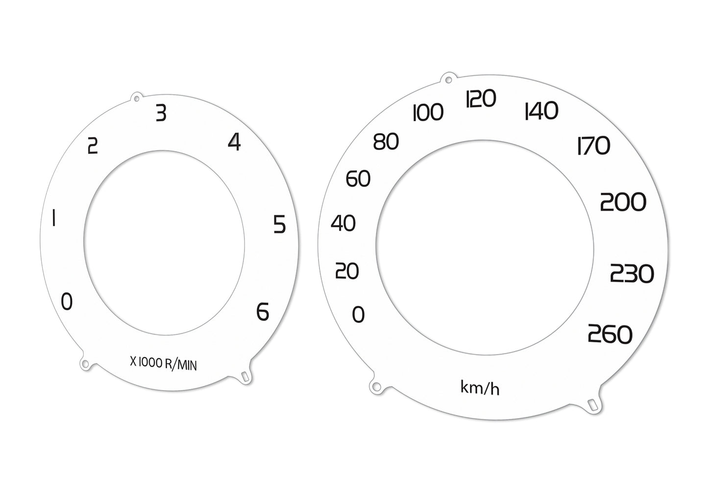 For Volvo XC60 White Diesel  - Speedometer KM/H Gauges