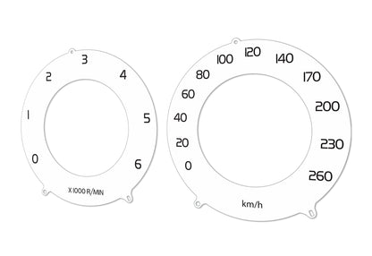 For Volvo XC60 White Diesel  - Speedometer KM/H Gauges