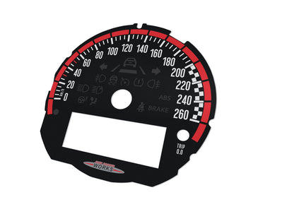 Mini John Cooper Works  - Speedometer dials MPH to KM/H Gauges