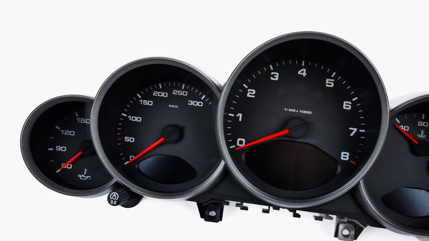 For Porsche Carrera 911, 997 - Speedometer gauges from MPH to km/h Gauges