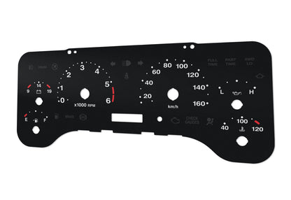 Jeep Wrangler JT  - Speedometer dials MPH to KM/H Gauges