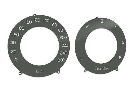 Volvo XC60 USA Brown Diesel  - Speedometer dials MPH to KM/H Gauges