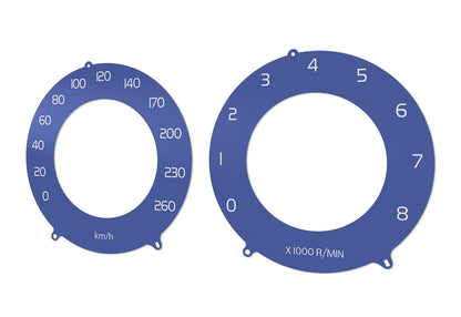 Volvo XC60 EU R-Design  - Speedometer dials MPH to KM/H Gauges