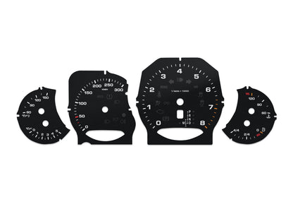 For Porsche Panamera 300km/h - Speedometer gauges from MPH to km/h Gauges