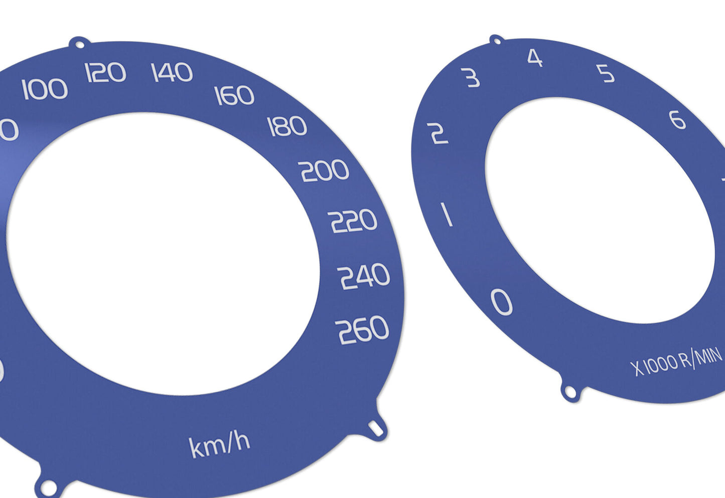 Volvo XC60 USA R-Design  - Speedometer dials MPH to KM/H Gauges