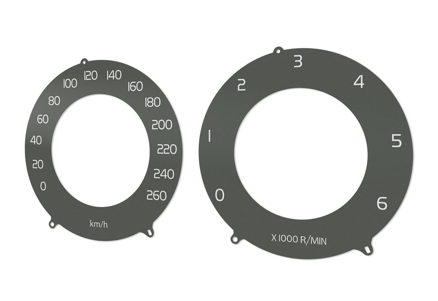 Volvo XC60 USA Brown Diesel  - Speedometer dials MPH to KM/H Gauges