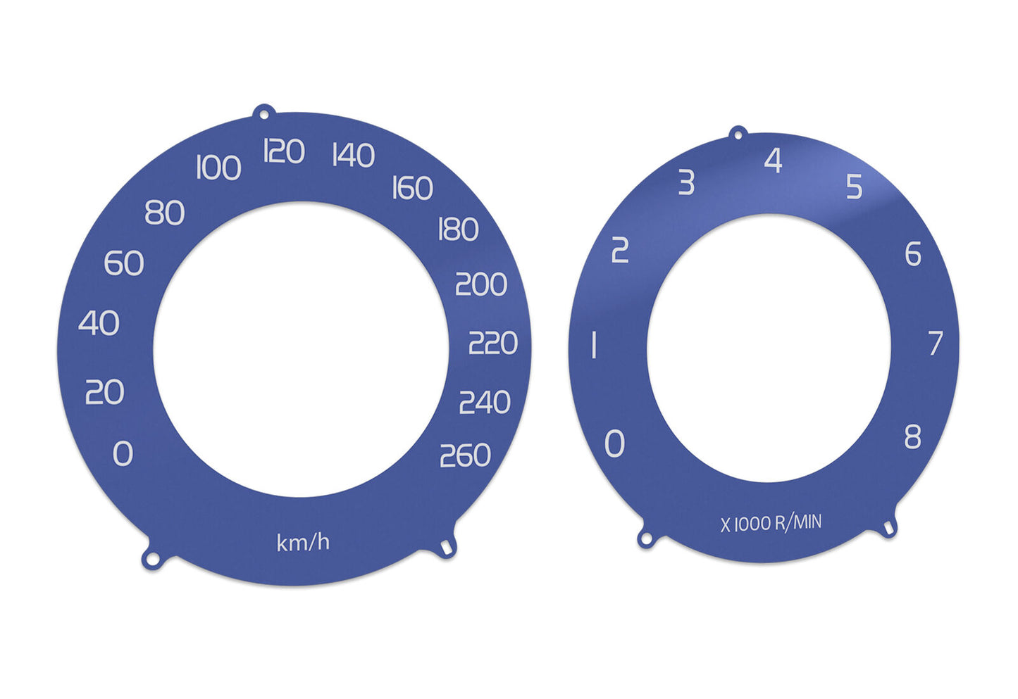 Volvo XC60 USA R-Design  - Speedometer dials MPH to KM/H Gauges