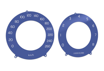 Volvo XC60 USA R-Design  - Speedometer dials MPH to KM/H Gauges