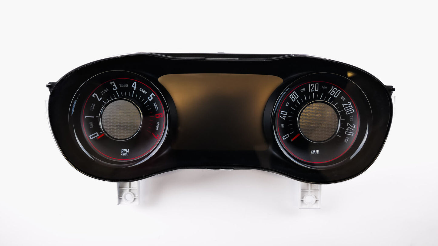 For Dodge Challenger 260km/h - Speedometer Dials from MPH to Km/h Cluster Gauges