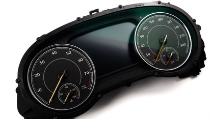 For Bentley Bentayga - Speedometer Dials from MPH to Km/h Cluster Gauges