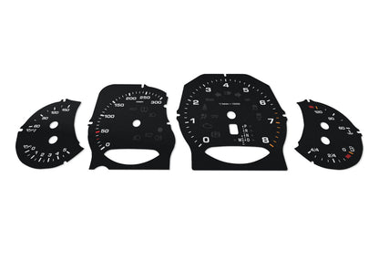 For Porsche Panamera 300km/h - Speedometer gauges from MPH to km/h Gauges