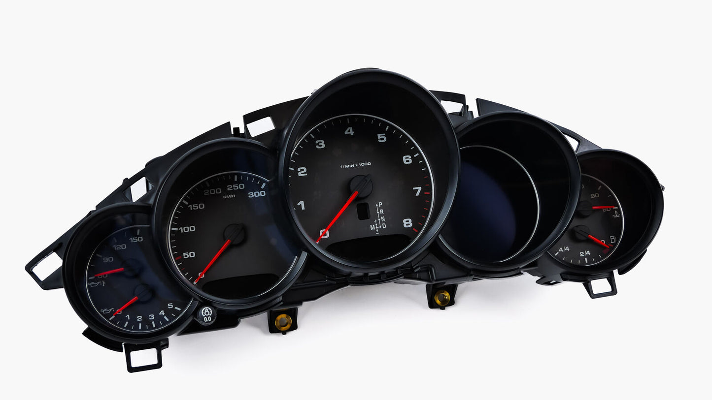 For Porsche Panamera 300km/h - Speedometer gauges from MPH to km/h Gauges