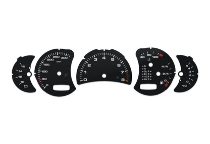 For Porsche Carrera 911, 996 - Speedometer gauges from MPH to km/h Gauges