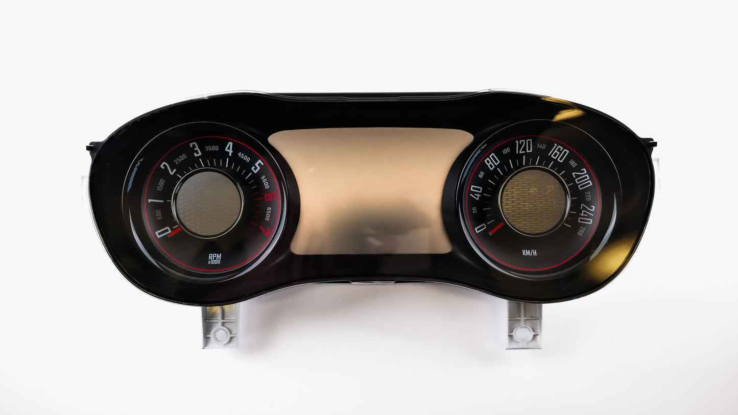 For Dodge Challenger 260km/h - Speedometer Dials from MPH to Km/h Cluster Gauges