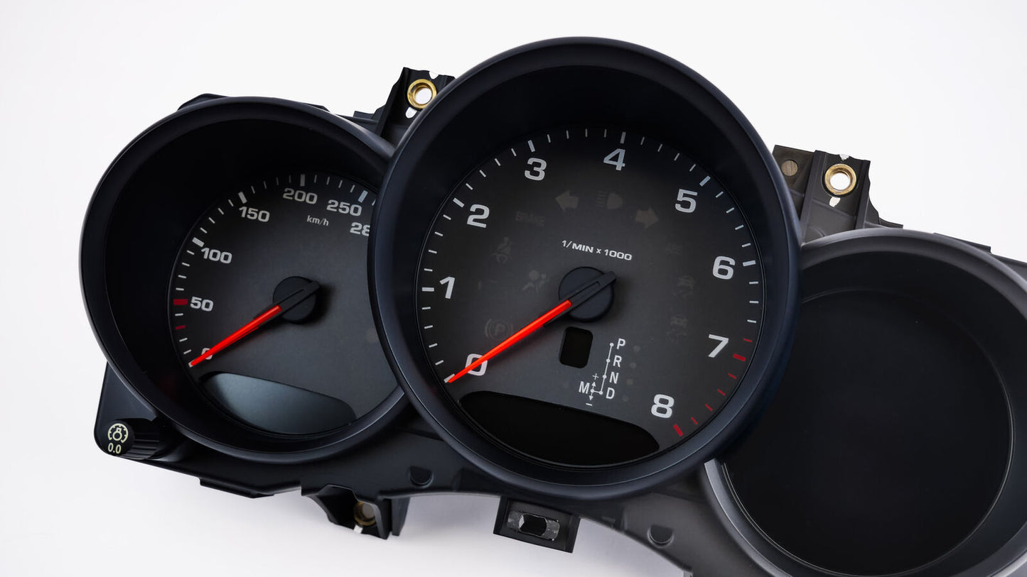 For Porsche Macan, Cayman, Boxster- Speedometer gauges from MPH to km/h Gauges