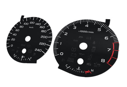 Subaru Legacy - Speedometer dials MPH to KM/H Gauges