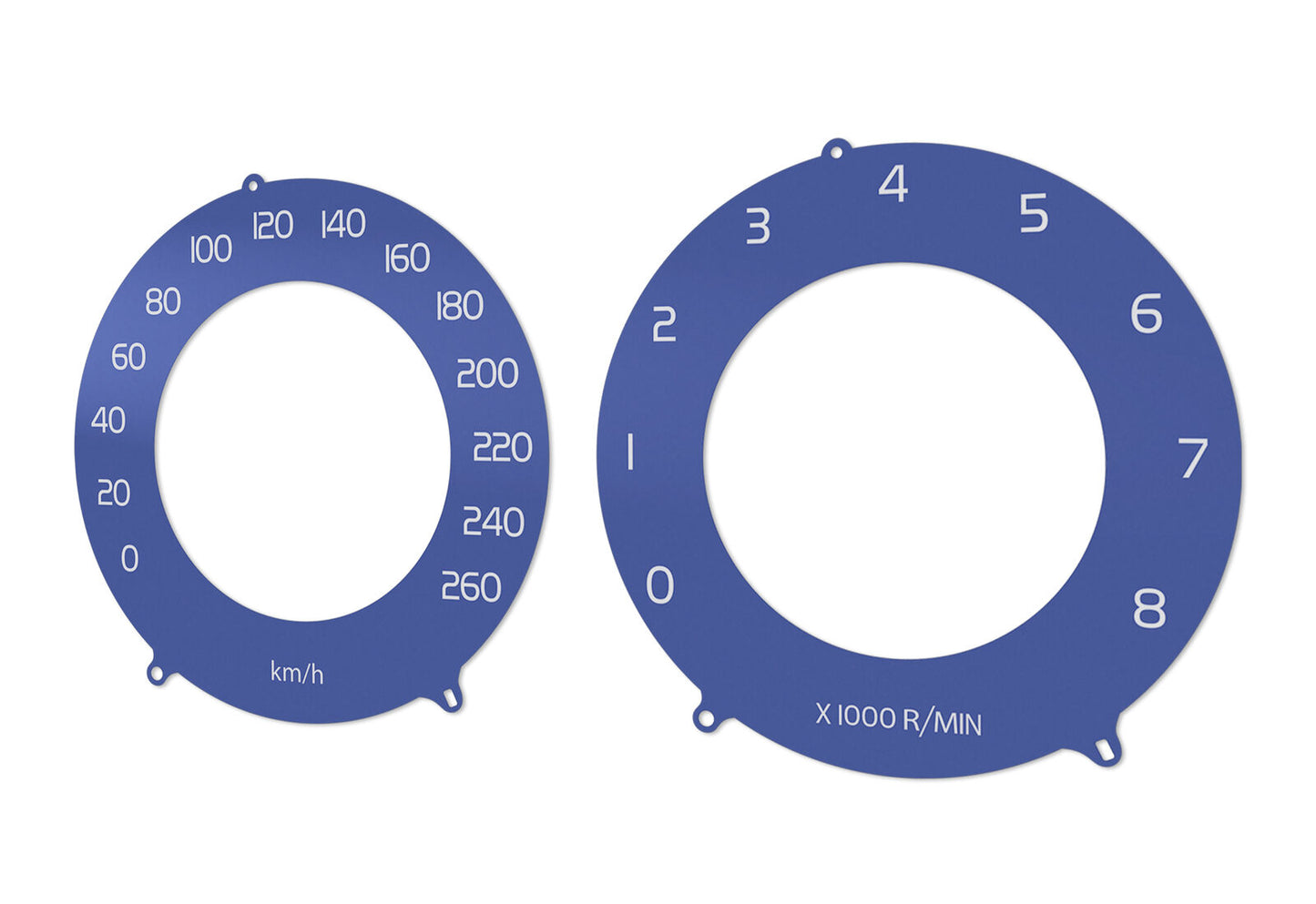 Volvo XC60 USA R-Design  - Speedometer dials MPH to KM/H Gauges