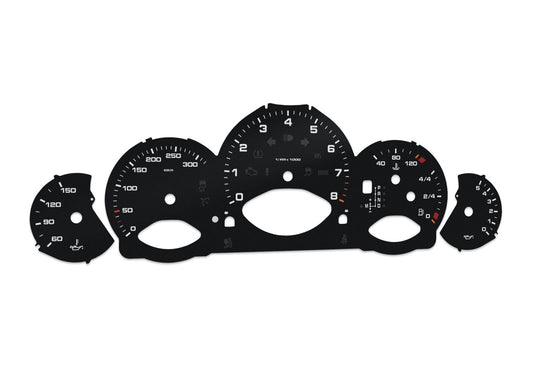 For Porsche Carrera 911, 997 - Speedometer gauges from MPH to km/h Gauges